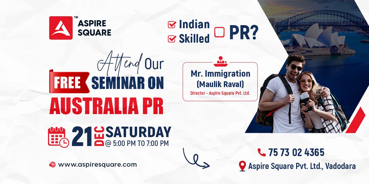 Join Our Free Austrlia PR Seminar in Vadodara