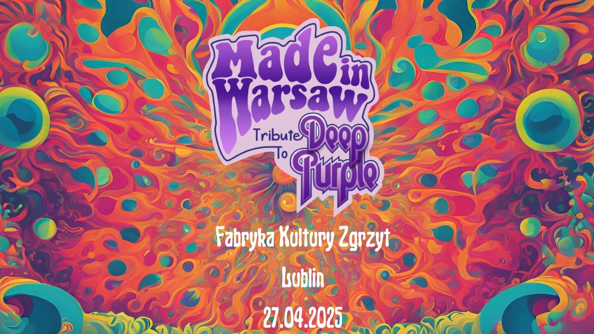 Tribute to Deep Purple - Made in Warsaw - ZGRZYT - Lublin