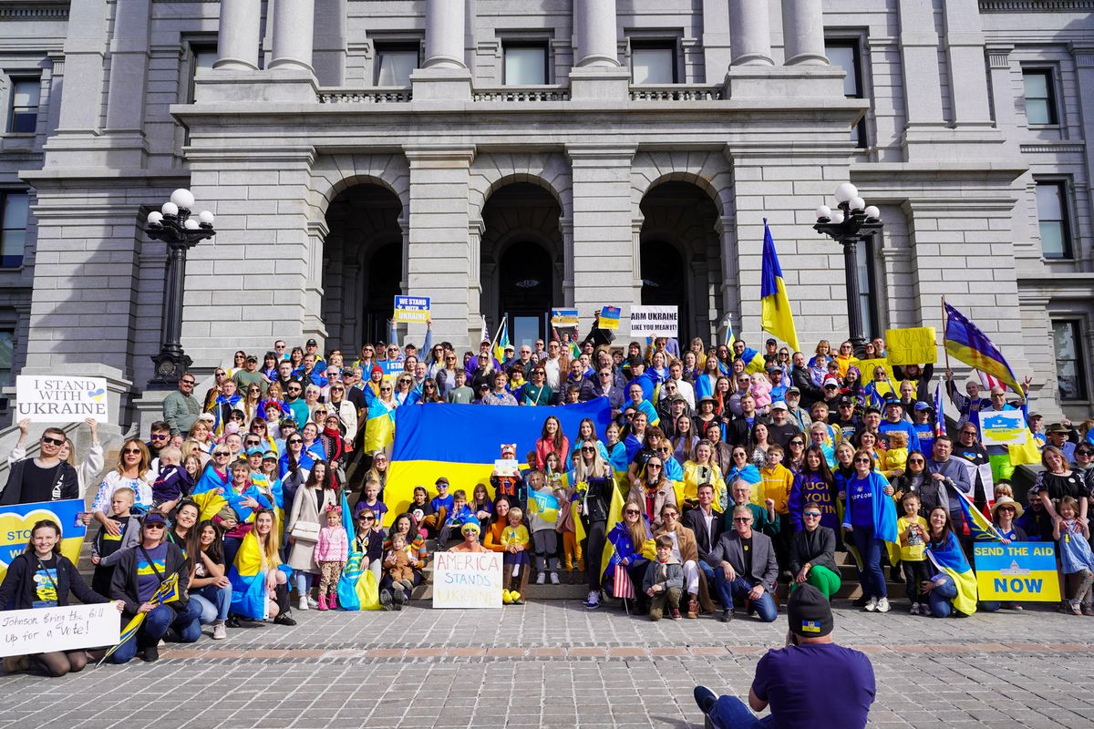 Rally for Ukraine - Three Years of War Against Ukraine