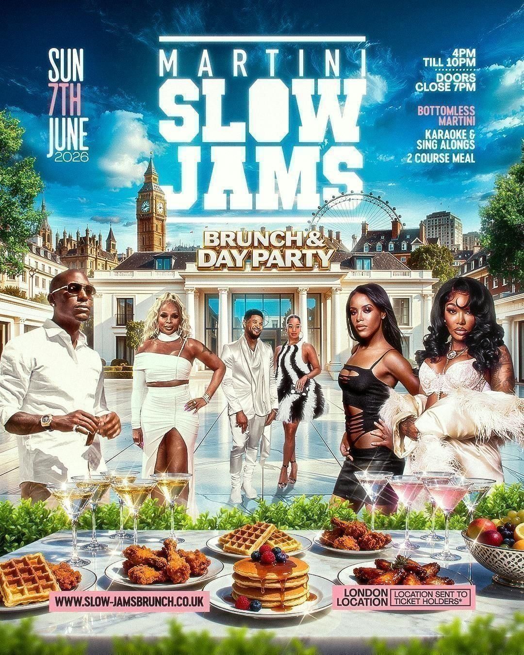 Martini Slow Jams Brunch Day Party - Bottomless Martinis &amp; Slow Jams