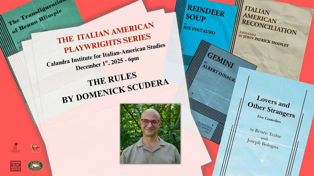 The Italian american Playwrights Series part 2