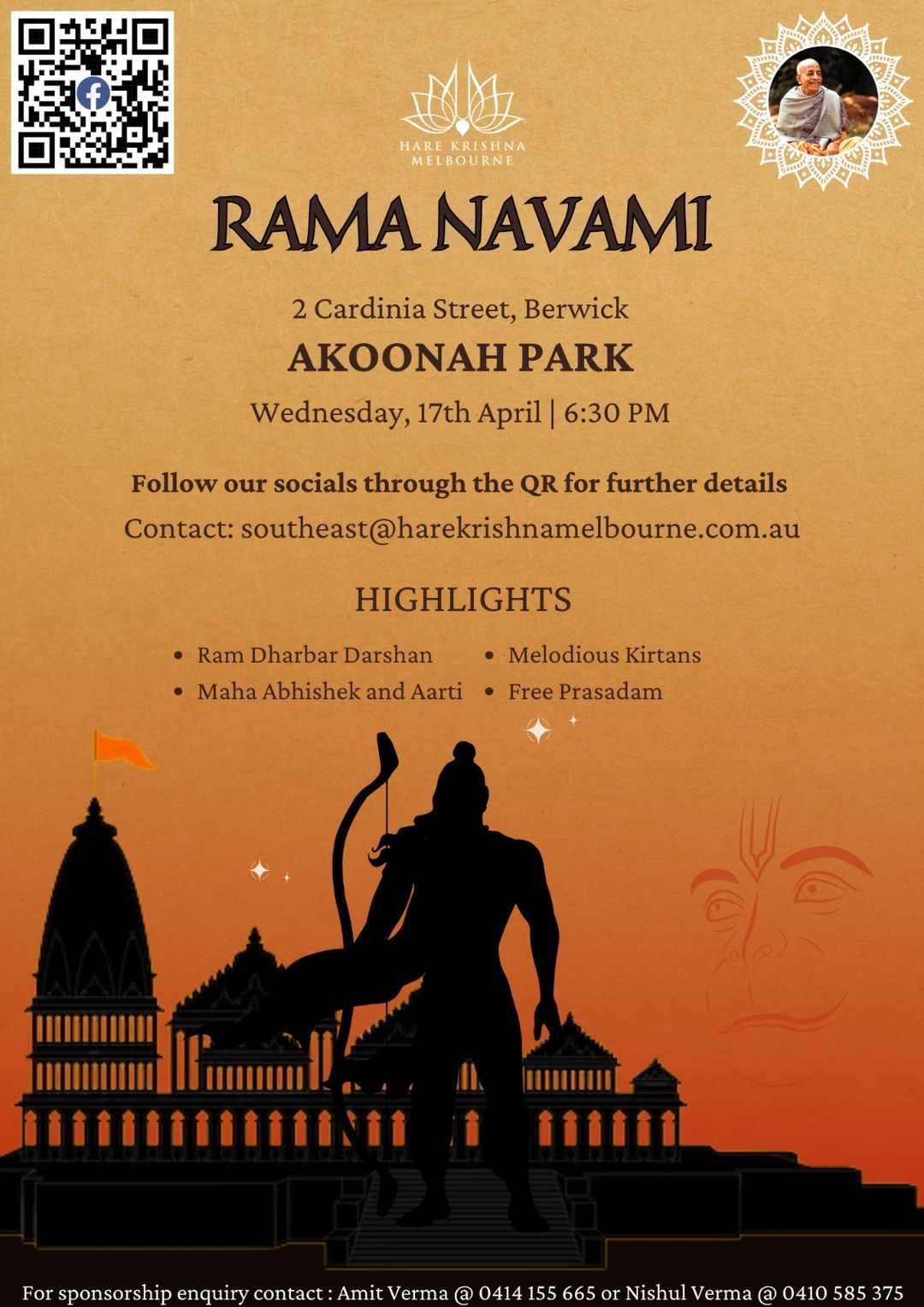 ISKCON Rama Navami 2024