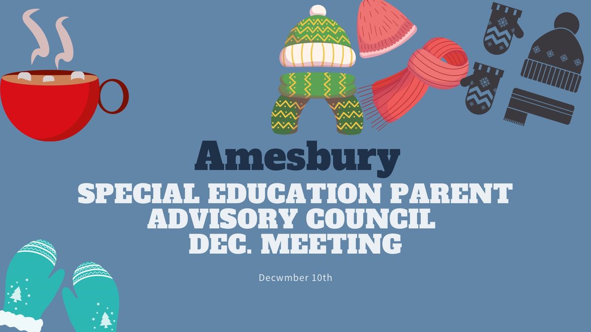 Amesbury SEPAC December Meeting