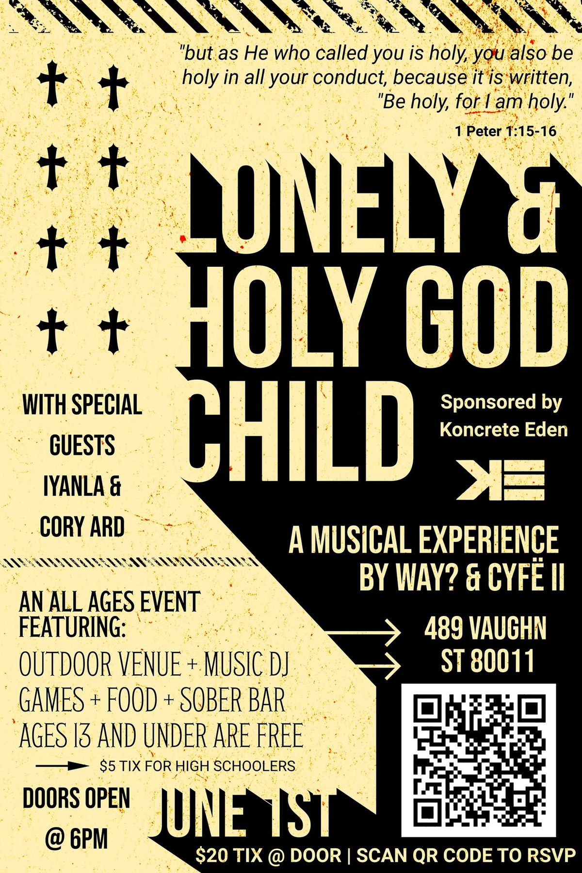 Lonely & Holy God Child concert ? 