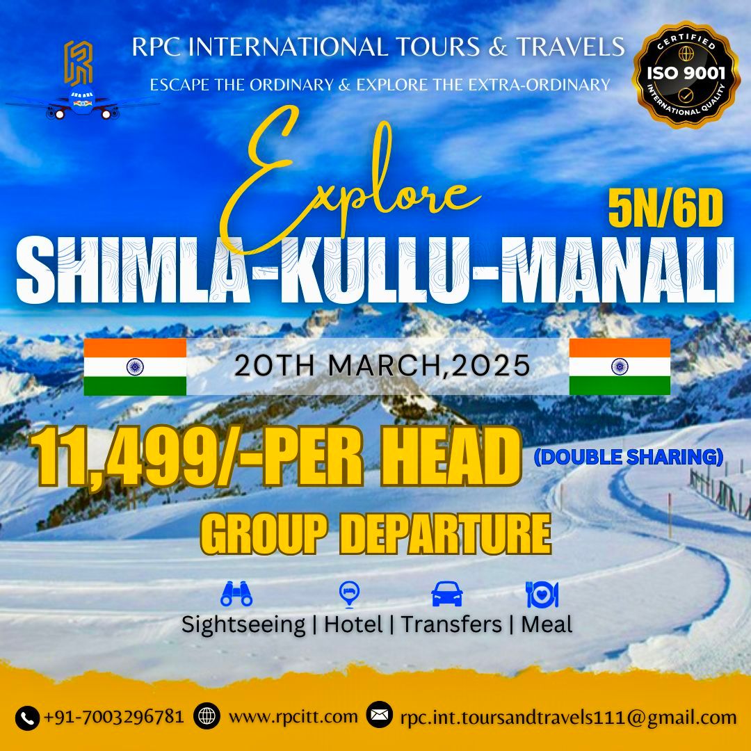 Shimla, Kullu & Manali Tour