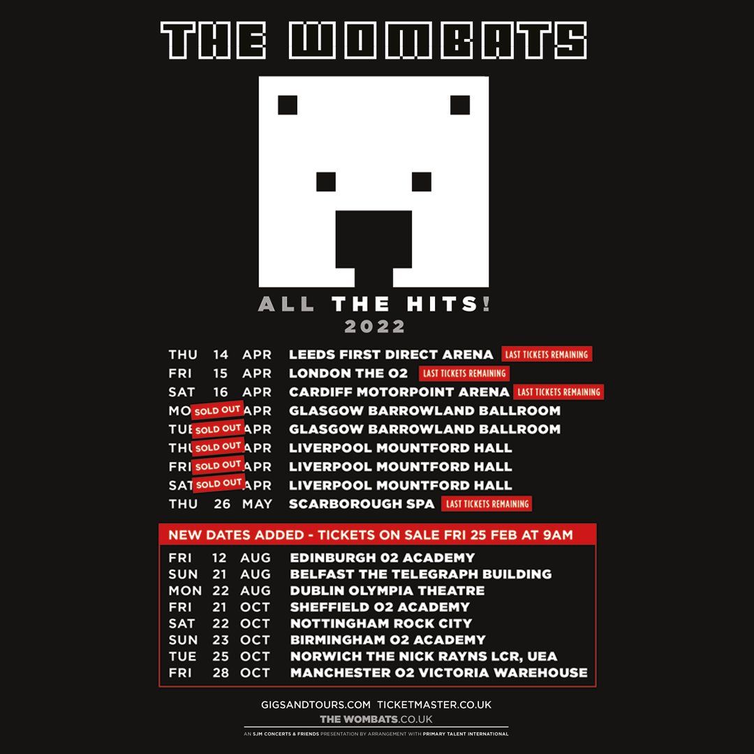 The Wombats Nottingham Tickets