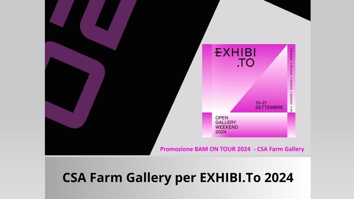 Promozione BAM ON TOUR 2024  - \u201cSCULPTURA 3 Natura\/cultura\u201d