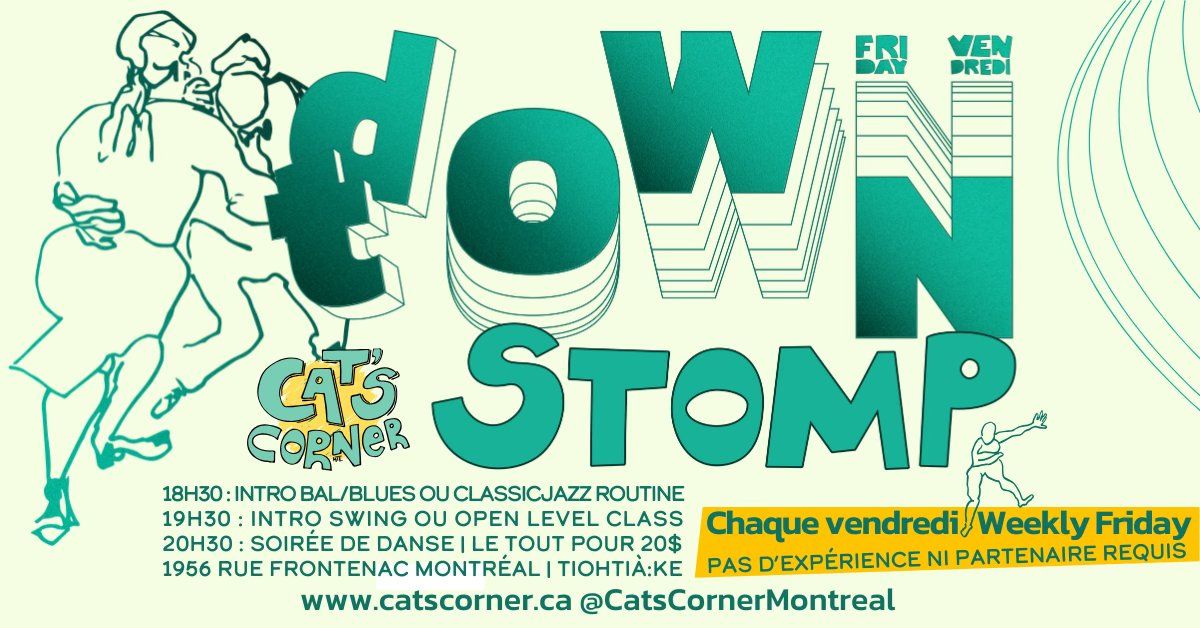 Downtown Stomp - Danse sociale chaque vendredi