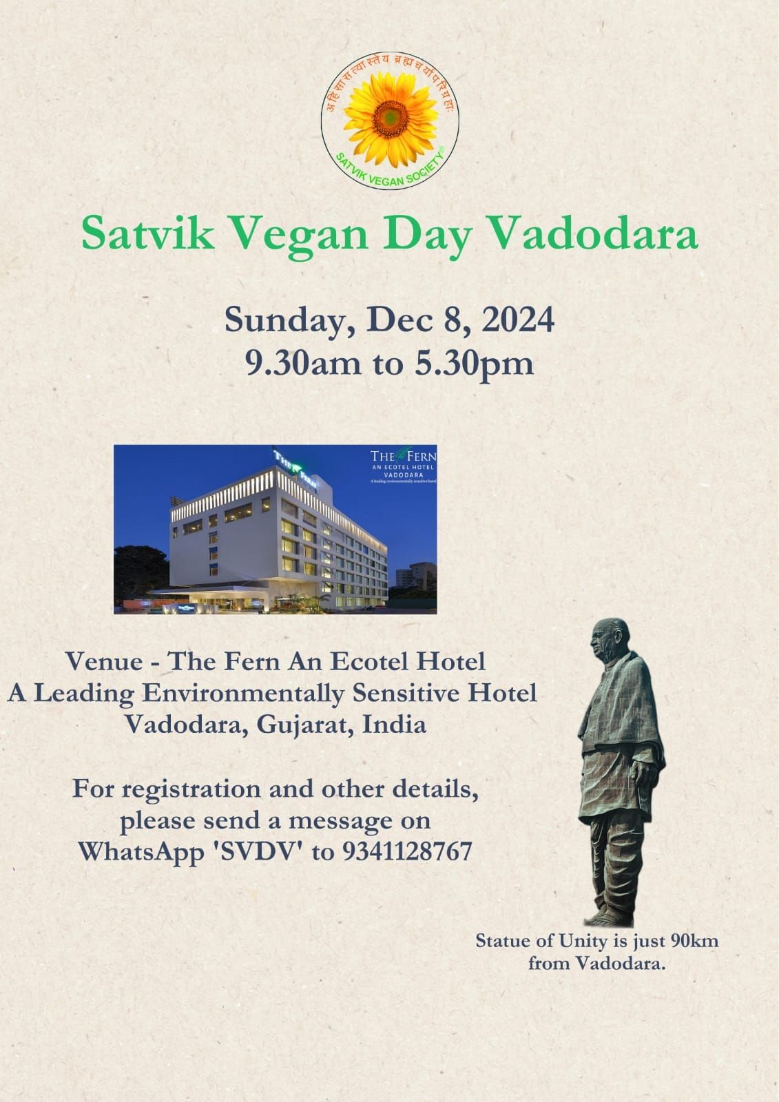 Satvik Vegan Day Vadodara 