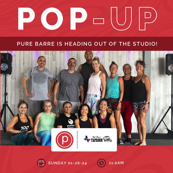 Pure Barre POP UP at Rob Ray's Taproom!