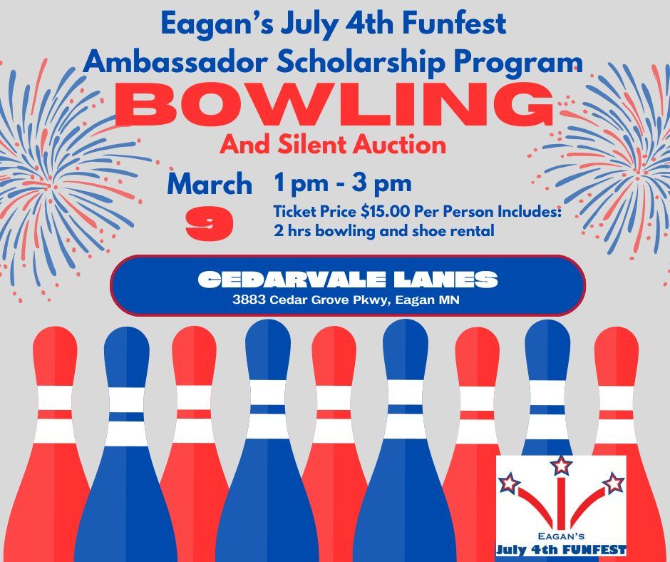 Eagan Funfest Ambassador Bowling Fundraiser