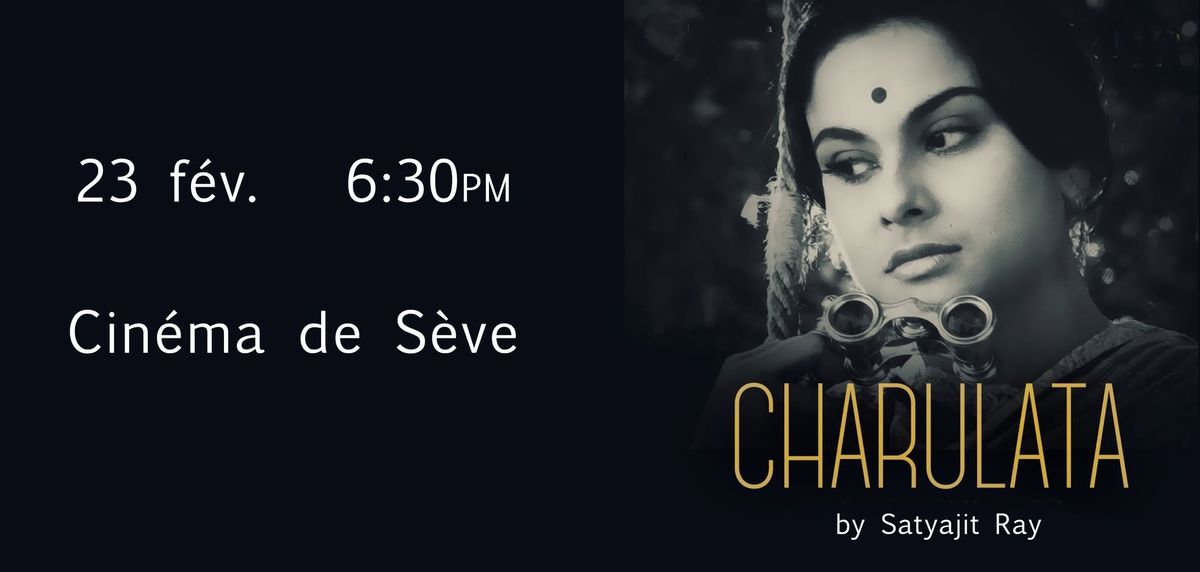 CHARULATA (1964) Satyajit Ray. Avec danse Indienne sur sc\u00e8ne!