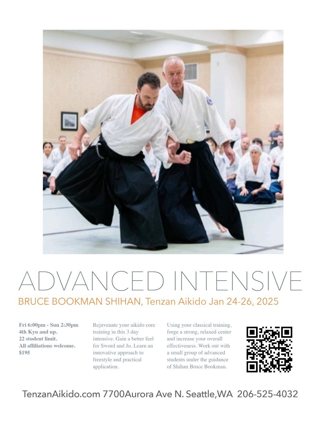 Advanced Intensive with Bruce Bookman Shihan