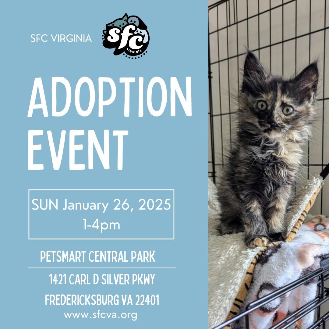 1\/26 Adoption Event at Petsmart Central Park