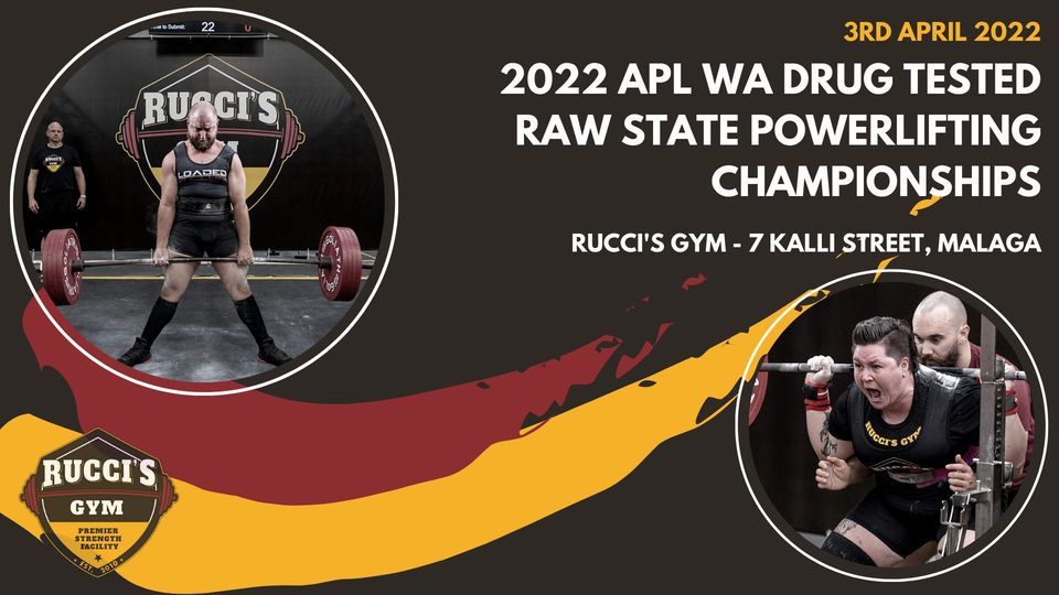 2022 APL WA Drug Tested Raw State Powerlifting Championships