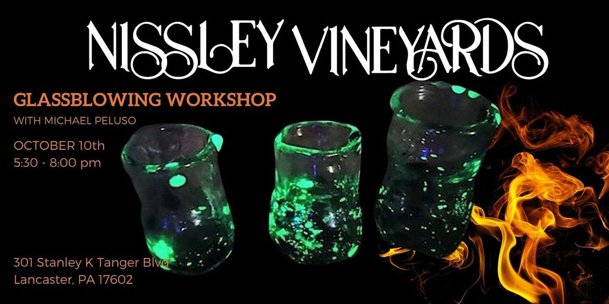 Glassblowing Workshop: Glow in The Dark Shot Glass\/Wine Sampler