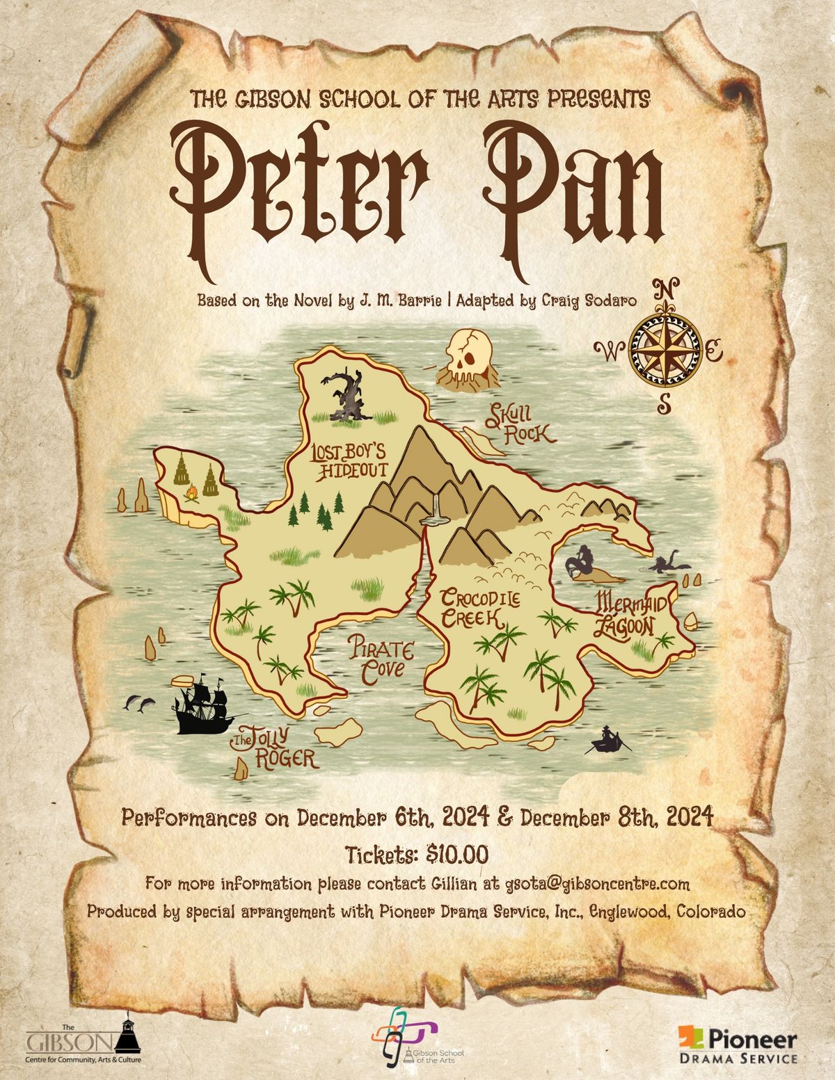 Gibson School of the Arts presents, Peter Pan - Sunday Show