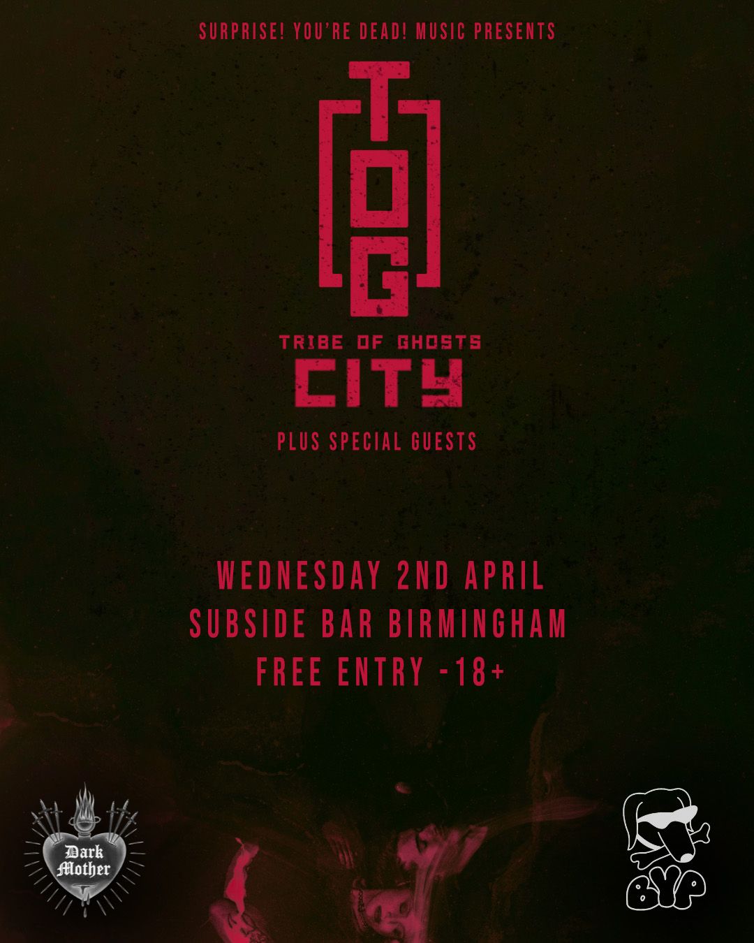 Tribe Of Ghosts | Birmingham | FREE ENTRY