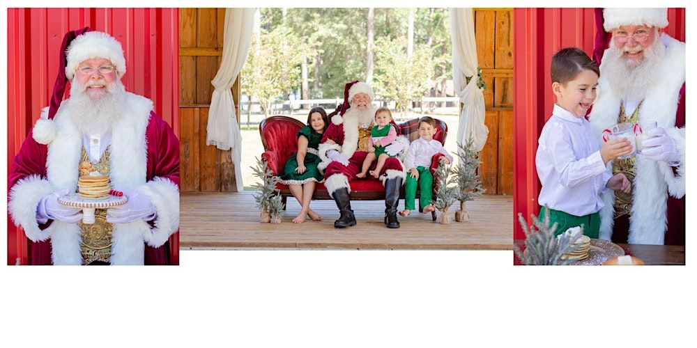 Pancakes and Photos with Santa at Padgett's Farm