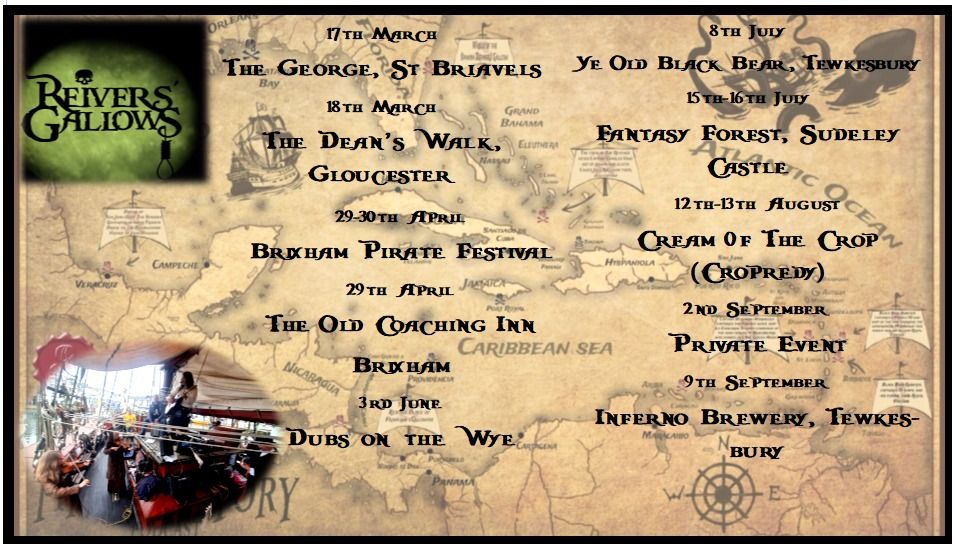 Reivers\u2019 Gallows at The Black Bear for Tewkesbury Medieval Festival weekend!