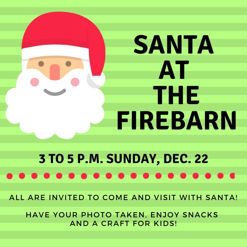 Santa at the Firebarn