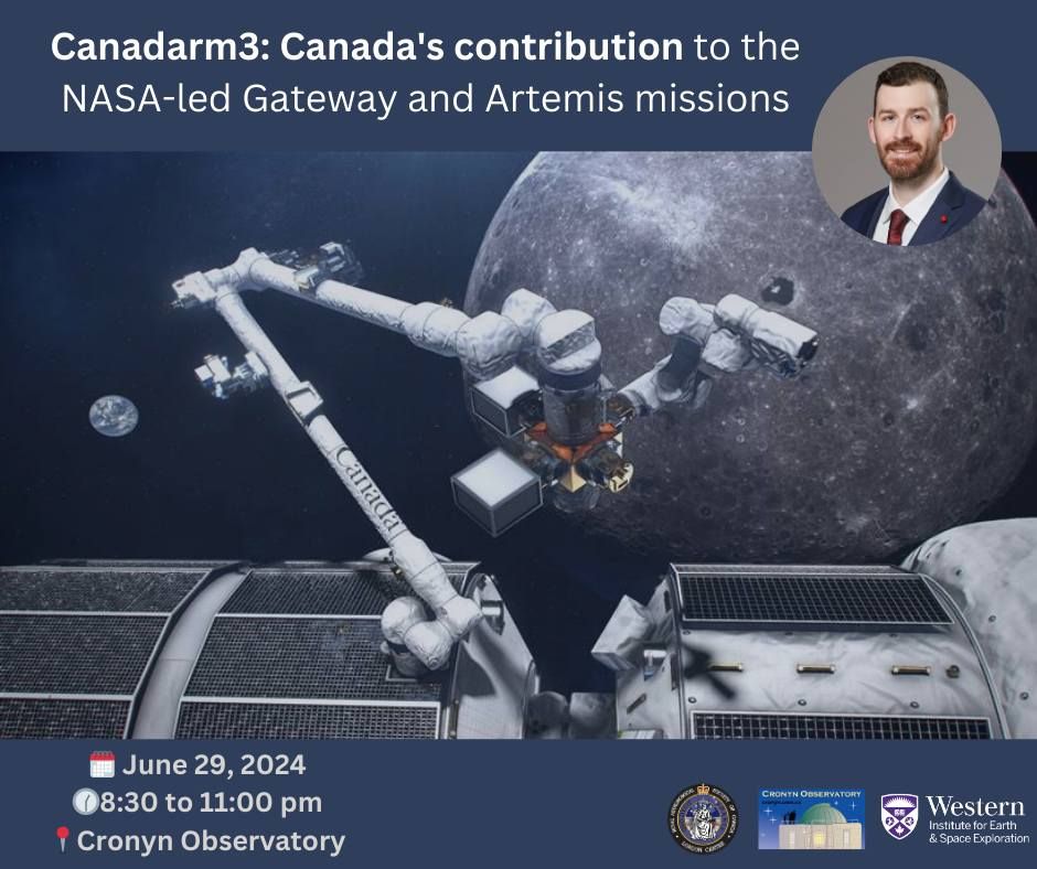 Canadarm3: Canada's contribution to the NASA-led Gateway and Artemis missions