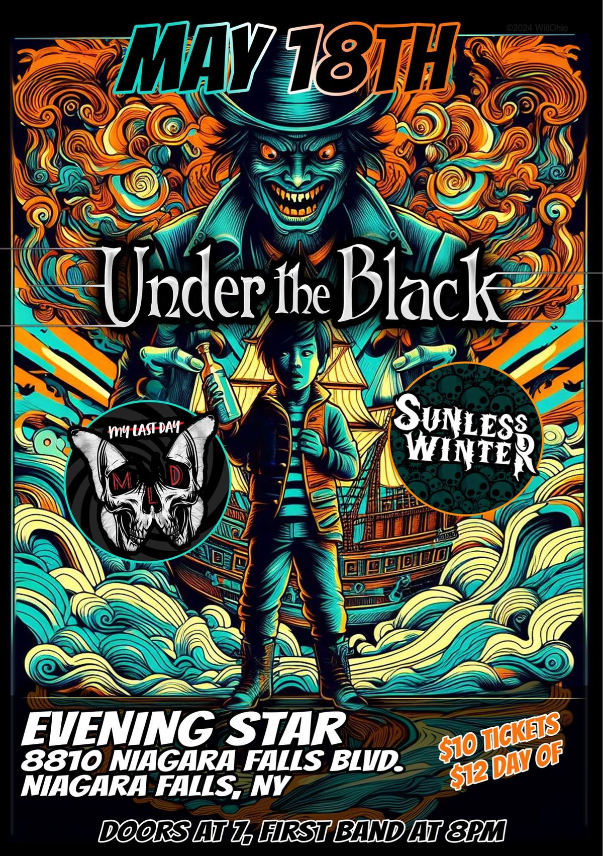 Under the Black with special guests; My Last Day & Sunless Winter