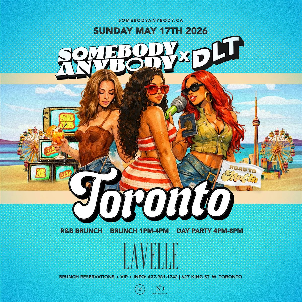Somebody Anybody & DLT - RnB Brunch & Day-Party @ Lavelle (MAY EDITION)