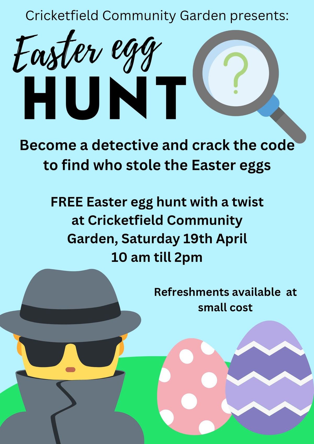 Easter egg hunt - Become a detective!