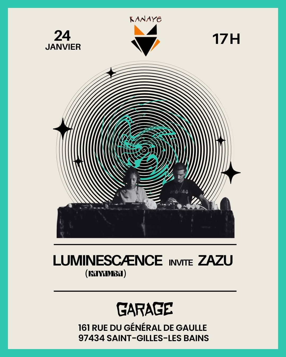 DJ Set Guinguette LUMINESCAENCE \/ ZAZU