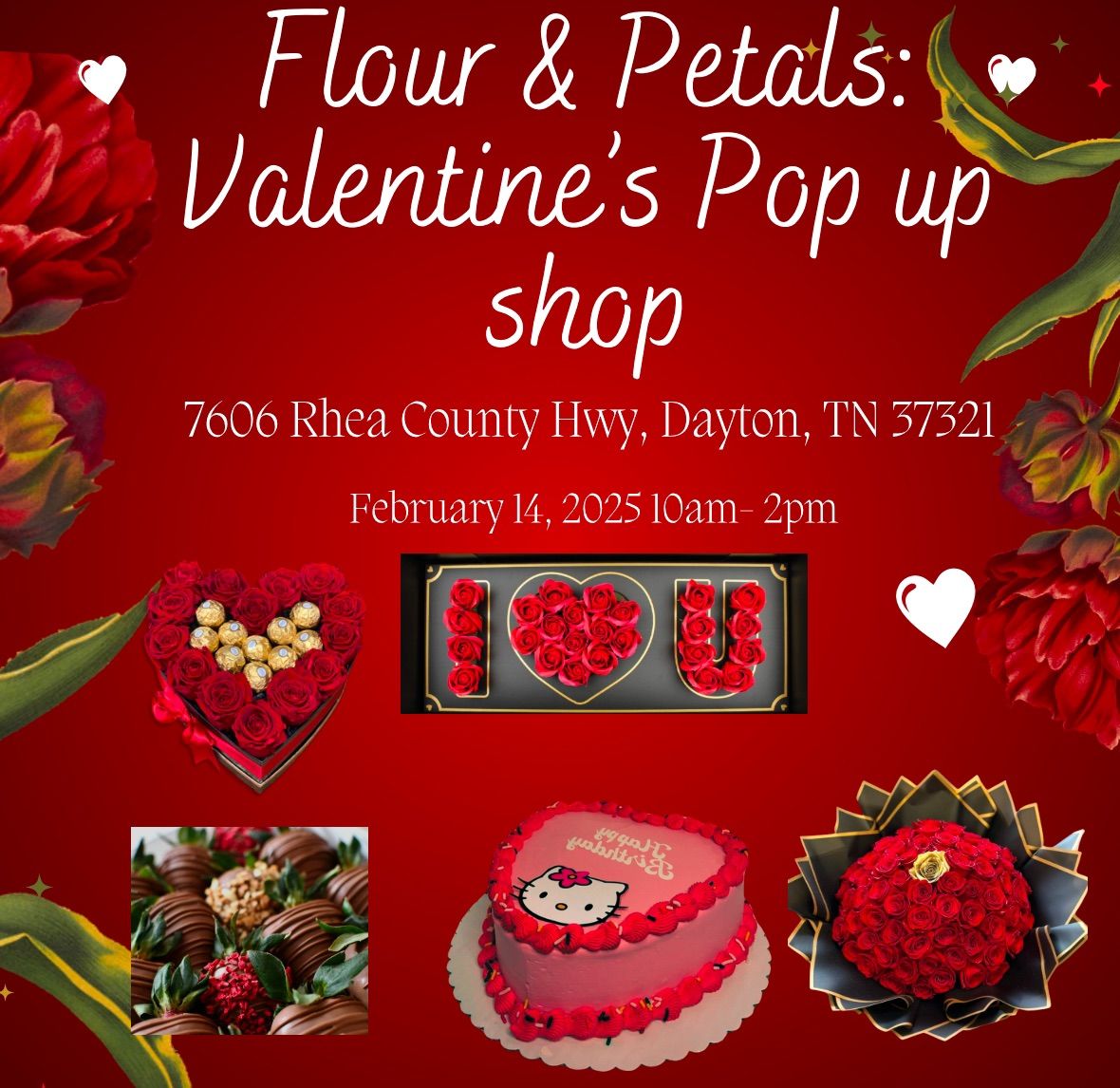 Flour & Petals: Valentine's Pop up shop 