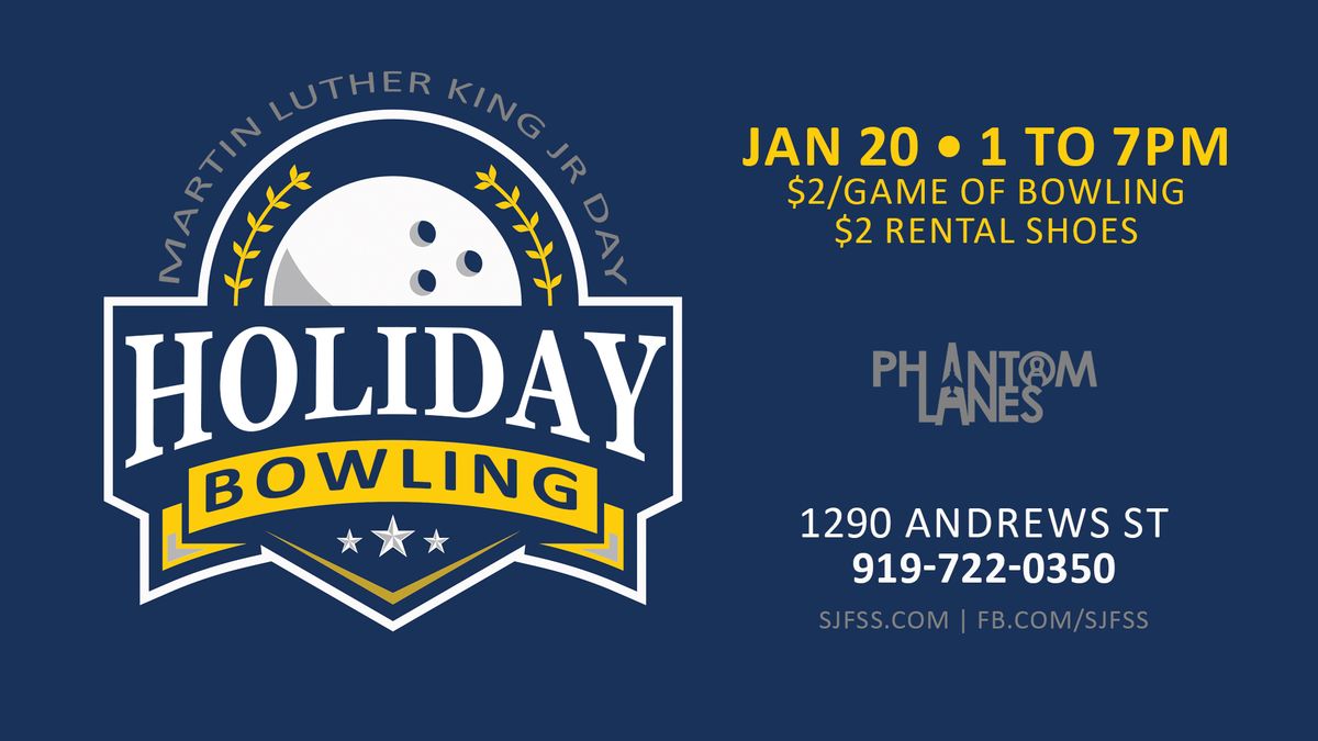 MLK Jr Day: Holiday Bowling Special (Base Access Only)