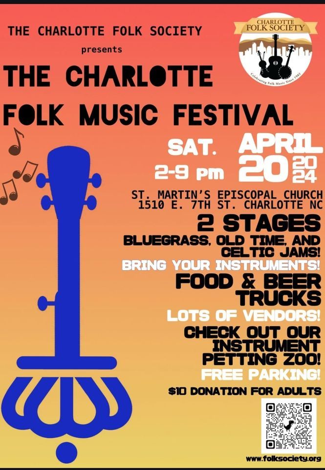 Charlotte Folk Music Festival presented by the Charlotte Folk Society