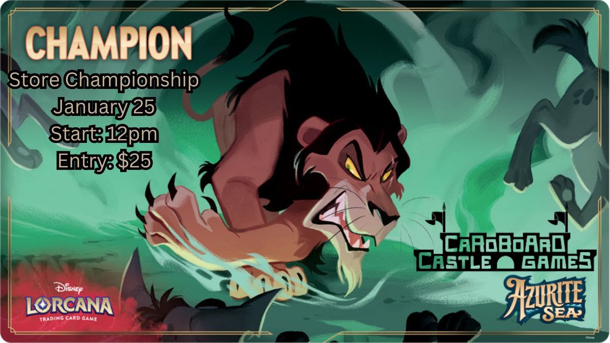 Azurite Sea Store Championship