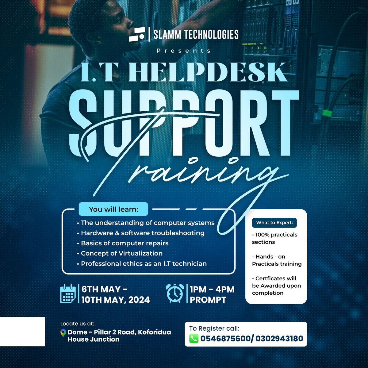I.T Helpdesk support taining 