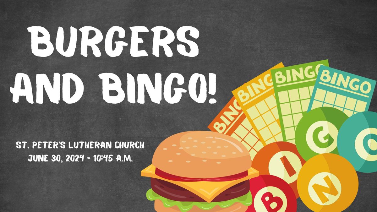 Burgers and Bingo!
