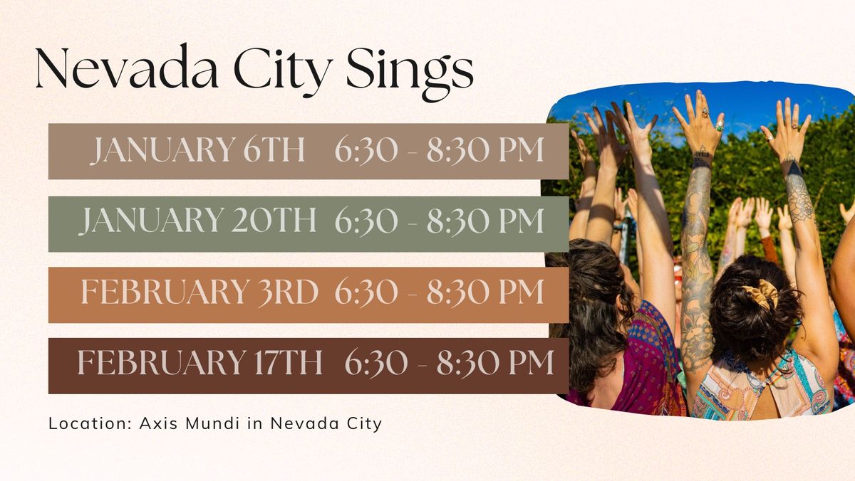 Nevada City Sings