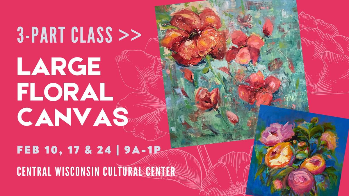 3-Part Large Floral Acrylic Class with Bonnie Dhein