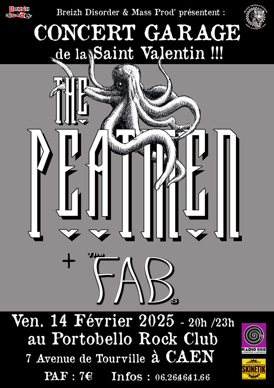 Soir\u00e9e garage ; The Peatmen + The Fab's