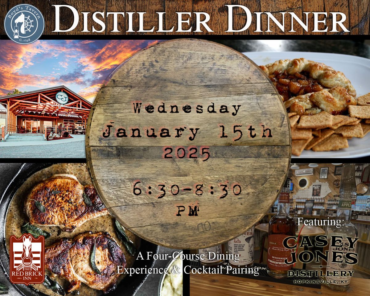 Distiller Dinner: Casey Jones Distillery (Pt 2)