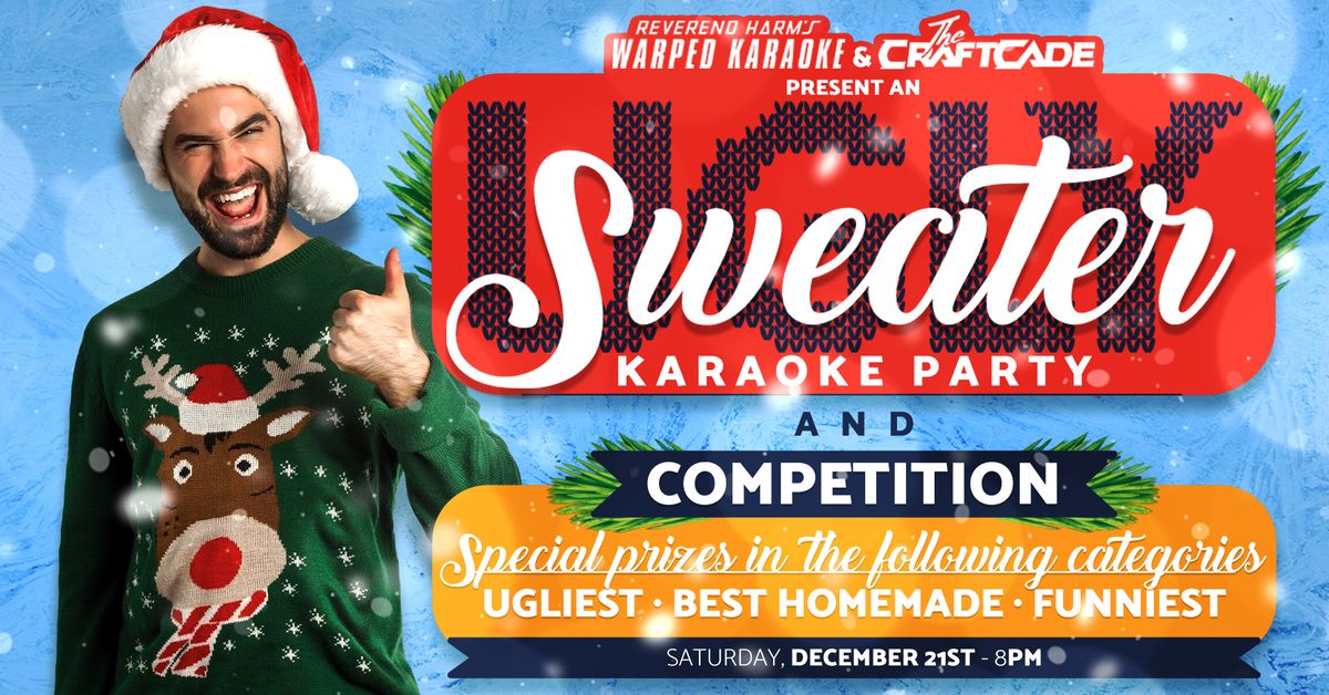 Ugly Sweater Karaoke Party and Competition