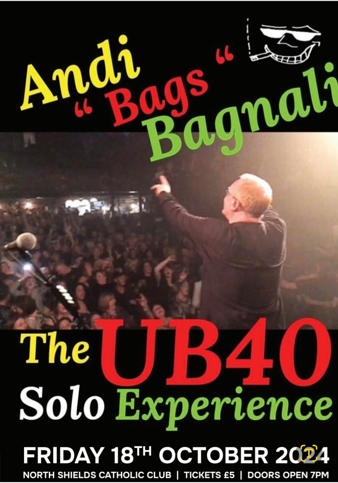 UB40 Solo Experience with Andi 'Bags' Bagnali