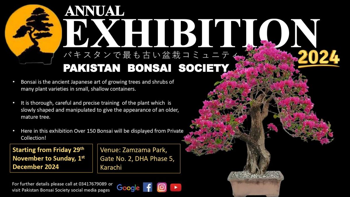 ANNUAL BONSAI EXHIBITION 2024