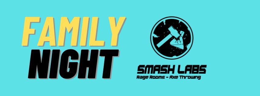 FAMILY NIGHT AT SMASH LABS %15 OFF