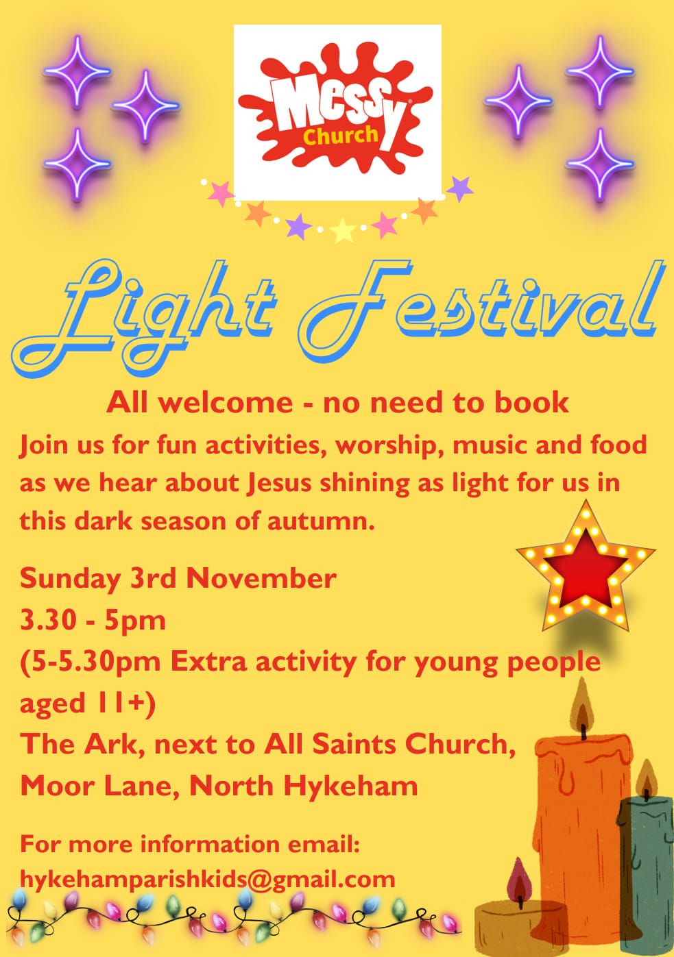 Messy Church Light Festival