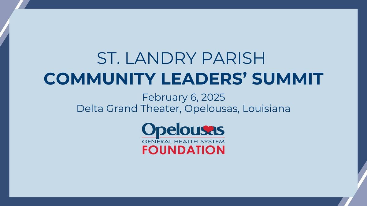 St. Landry Parish Community Leaders\u2019 Summit