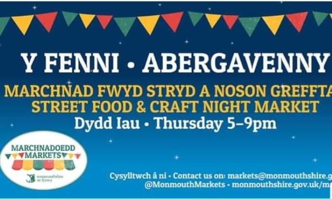 Abergavenny Street Food & Craft Night Market