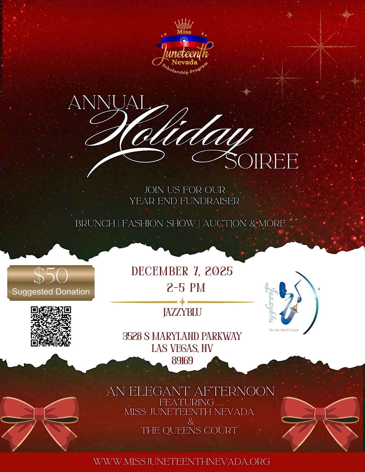 Miss Juneteenth Nevada Holiday Soiree 2025