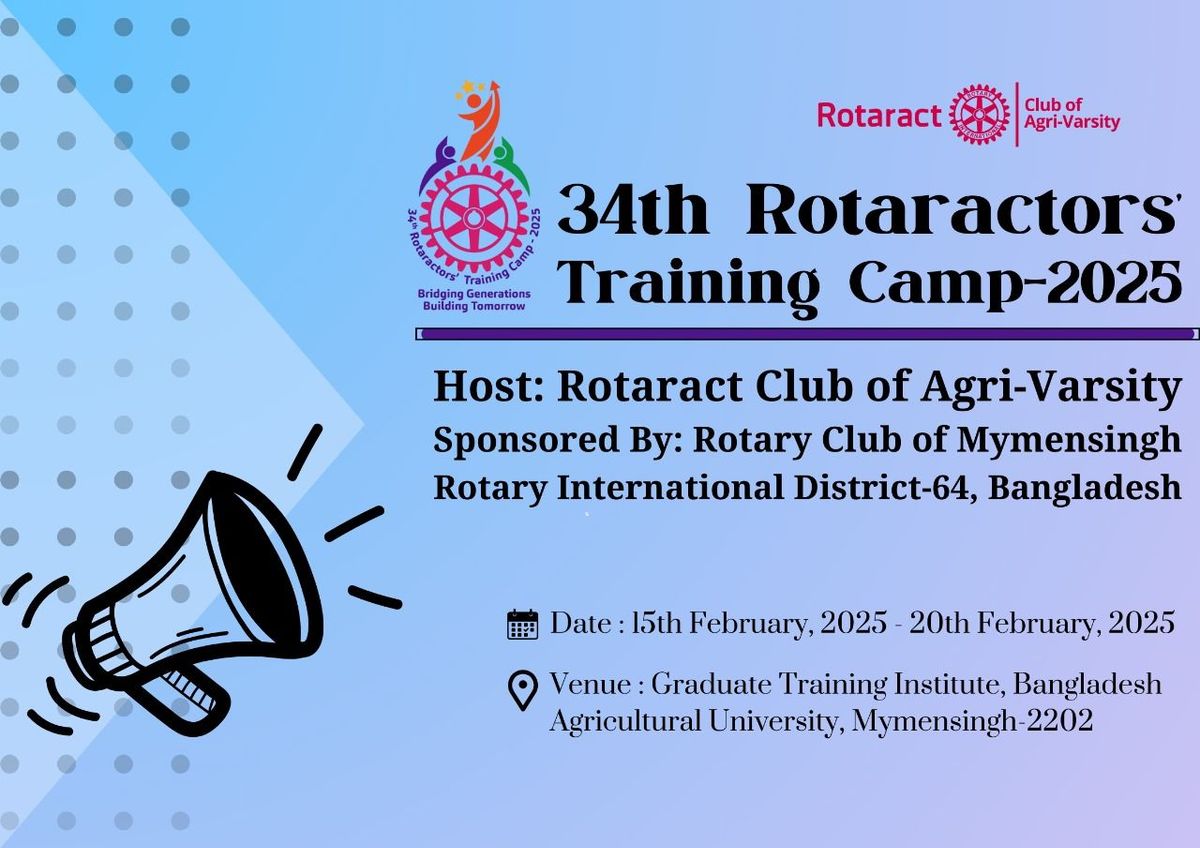 34th Rotaractors' Training Camp-2025