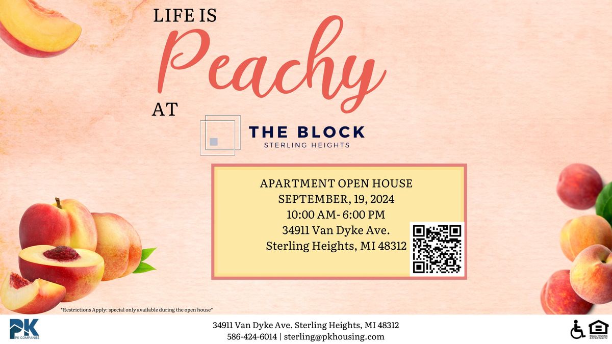 Life is Peachy at The Block Open House